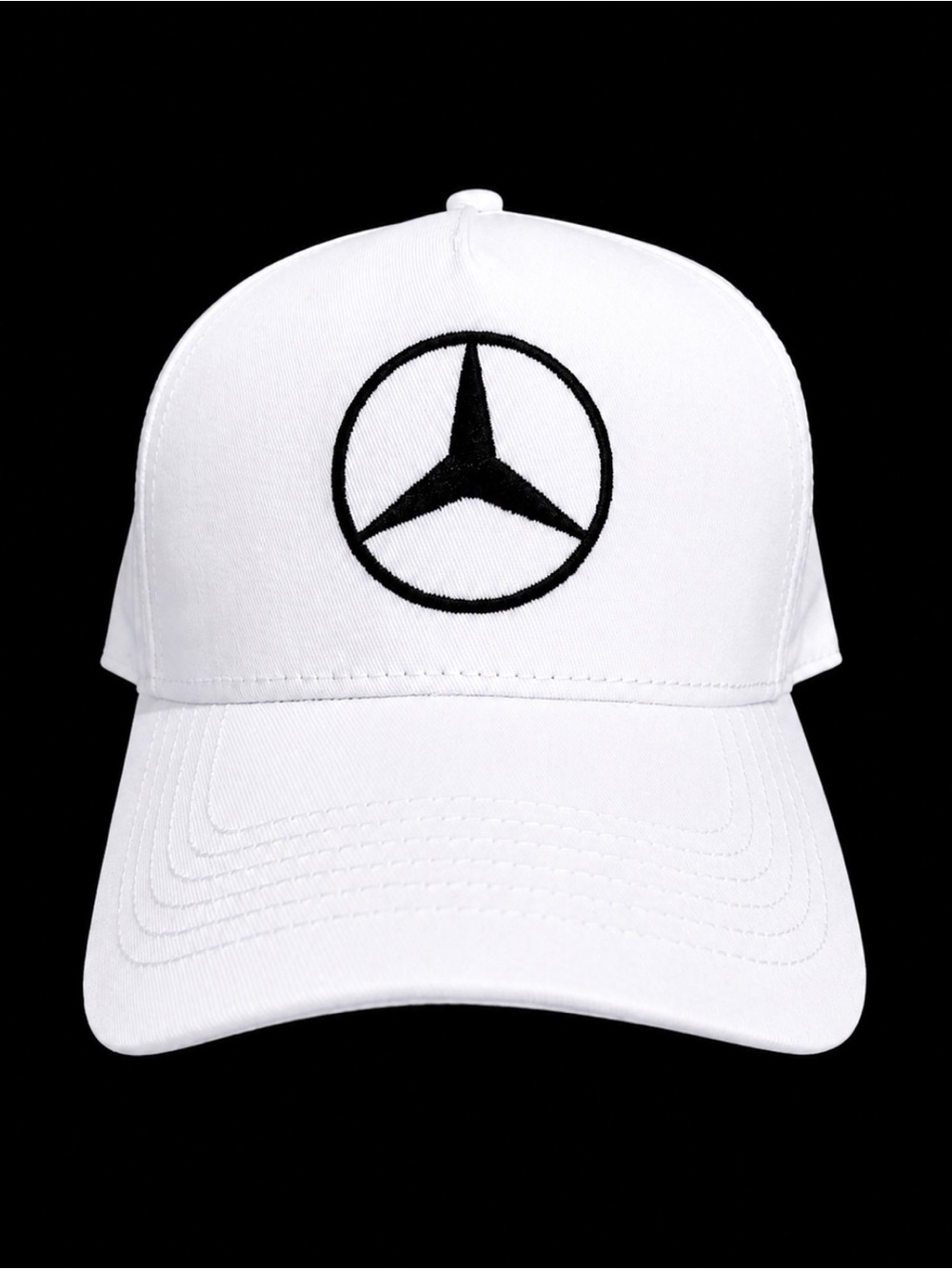 Mercedes Benz white hat